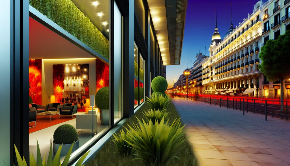 vibrant hotel in madrid